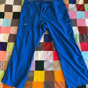 Cherokee Work Wear Royal Blue Plus Size Scrub Pants Sz 2XL